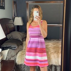Loft Fit & Flare Sleeveless Dress, Size 2